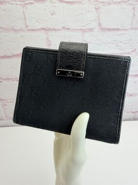 Gucci GG Canvas Black Day Planner Agenda Cover